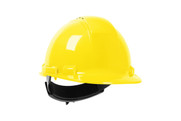 Whistler™ Vented, Cap Style Hard Hat with HDPE Shell, 4-Point Textile Suspension and Wheel Ratchet Adjustment, Yellow (S280HP241RV02)