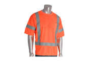 Class 3 Short Sleeve Shirt, Birdseye Mesh, Orange (S313CNTSEOR) Class 3 Short Sleeve Shirt, Birdseye Mesh, Orange (S313CNTSEOR)