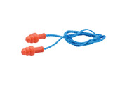 Reusable TPE Corded Ear Plugs - NRR 25, 100 pair per box (S267HPR320C)