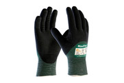 MaxiFlex® Cut™ A2 Seamless Knit Engineered Yarn Glove with Premium Nitrile Coated MicroFoam Grip on Palm, Fingers & Knuckles - Micro Dot Palm