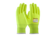 MaxiFlex® Cut™ A2, Hi-Vis Seamless Knit Engineered Yarn Glove with Premium Nitrile Coated MicroFoam Grip on Palm & Fingers (S348743FY)