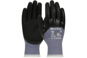 MaxiCut® Oil A3 Seamless Knit Engineered Yarn Glove with Nitrile Coated MicroFoam Grip on Palm, Fingers & Knuckles (S44505)
