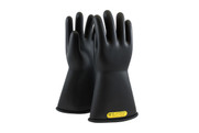NOVAX® Class 2 Rubber Insulating Glove with Straight Cuff - 14", Black (S150214)