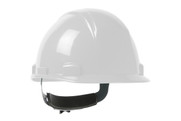 Logan™ Type II, Short Brim Cap Style Hard Hat with HDPE Shell, 4-Point Textile Suspension and Wheel Ratchet Adjustment, White (S280HP1142RSP10)