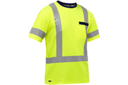 Bisley® Class 3 Short Sleeve T-Shirt, Lime (S313M1118HY)