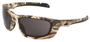USS Defense, Gray Lens Safety Glasses with Mossy Oak Shadow Grass® Blades® pattern frame, and anti-fog coating  (STMOUD112PF)