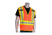 Breakaway Vest Mesh, Two-Tone, 5 Pockets, Cass 2, Orange (S3020212OR)