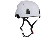 Traverse™ Vented Industrial Climbing Helmet, ABS Shell, EPS Foam Impact Liner, Wheel Ratchet Adjustment and 4-Point Chin Strap, White (S280HP1490RV01)