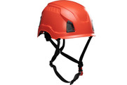 Traverse™ Industrial Climbing Helmet, Type II, Non-MIPS, ABS Shell, EPS Liner, HDPE Suspension, Wheel Ratchet Adjustment, with 4-Point Chin Strap, Red (S280HP1491R15)