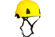 Traverse™ Vented, Industrial Climbing Helmet, Type II, Non-MIPS, ABS Shell, EPS Liner, HDPE Suspension, Wheel Ratchet Adjustment, with 4-Point Chin Strap, Yellow (S280HP1491RV02)