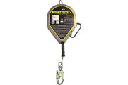 Miller® MightyLite™+ Self-Retracting Lifeline with Galvanized Steel Cable, Steel Carabiner and Steel Swivel Snap Hook (SMMLOGC102)