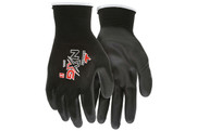 13 Gauge Black Nylon Shell, Black PU Palm and Fingers (SGSS9669) 13 Gauge Black Nylon Shell, Black PU Palm and Fingers (SGSS9669)