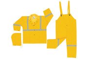 Luminator™, .35mm PVC/Polyester 3 pc suit, Silver reflective on Jacket/Pants, Yellow (S2403R) Luminator™, .35mm PVC/Polyester 3 pc suit, Silver reflective on Jacket/Pants, Yellow (S2403R)