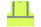 Hi-Visibility Safety Vest, Recycled Materials, Class 2, 3 Pockets, 10 per case (SRVCL2MLZ)