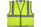 Safety Vest, Class 2, Mesh, Zipper Front, 3 Pockets (SVCL2MLZ)