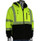 Reversible Full Zip Hooded Sweatshirt with Black Bottom, Class 3, Lime (S3231400SLY)