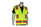 Safety Vest, Class 2, 11 Pocket with Solid Front and Mesh Back, Lime (S3020500YEL)