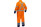 Bisley® Extreme Cold Coverall Class 3 with X-Back, Orange (S344M6453XORNV)