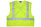 Safety Vest, X-Back, Class 2, Mesh, Breakaway, Lime, Velcro Front (SXCL2ML)