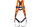 Miller® Titan™ Full-Body Harness with Hi‑Viz Webbing, PFL/SRL Connector, Back D‑Ring with Tongue Leg Buckles (ST4700FP)