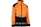 3-in-1 Jacket Waterproof and Windproof Class 3, Orange (S432CTOR)