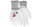NXG® 13 Gauge White Nylon Shell White PU Palm and Fingers (SGSS9665) NXG® 13 Gauge White Nylon Shell White PU Palm and Fingers (SGSS9665)