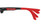 Dominator™ DM3, Gun Metal Color Frame, Red TPR, Clear Max6™ Anti-Fog lens coating (STDM1310PF) MCR Safety DM1310PF