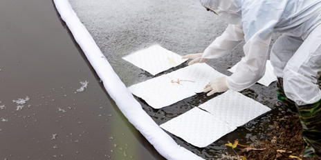 Cost-Effective Oil Absorbent Pads on Water