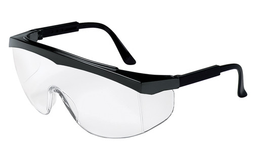 SS1, Black Frame, Clear Anti-Fog Lens, Over The Glass Frame (STSS110AF) MCR SS110AF