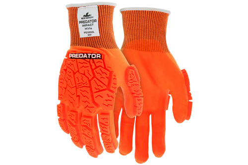 Predator® Mechanics Gloves Hi-Visibility Impact Resistant Work, Tire Tread TPR, Breathable Nitrile Palm, 6 per pack (SGPD3950) Predator® Mechanics Gloves Hi-Visibility Impact Resistant Work, Tire Tread TPR, Breathable Nitrile Palm, 6 per pack (SGPD3950)