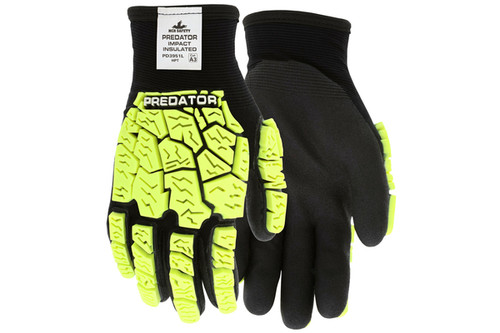 Predator® Insulated Mechanics Gloves, Impact Resistant Work Gloves, Tire Tread TPR, HPT™ for Gripping Power, ANSI Cut Resistant A3, 6 per pack (SGPD3951) Predator® Insulated Mechanics Gloves, Impact Resistant Work Gloves, Tire Tread TPR, HPT™ for Gripping Power, ANSI Cut Resistant A3, 6 per pack (SGPD3951)