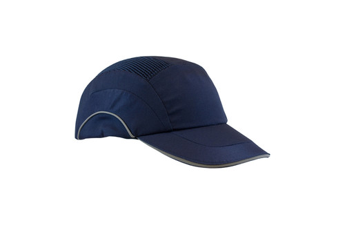 Baseball Style Bump Cap with HDPE Protective Liner and Adjustable Back, Navy (S282ABR17021)
