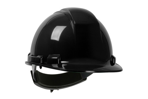 Whistler™ Cap Style Hard Hat with HDPE Shell, 4-Point Textile Suspension and Wheel Ratchet Adjustment, Black (Copy of S280HP241R11)