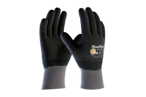 MaxiFlex® Endurance™ Seamless Knit Nylon Glove with Nitrile Coated MicroFoam Grip on Full Hand - Micro Dot Palm - Touchscreen Compatible (S34846)