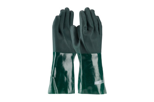 ProCoat® PVC Dipped Glove with Jersey Liner and Rough Acid Finish - 14" (S588035DD)