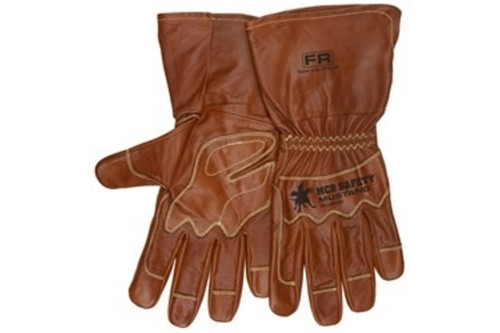 Mustang Leather Drivers Utility Work Gloves Grain Goat Double Palm, Unlined Sewn with DuPont™ Kevlar® Extended Gauntlet Cuff and Wing Thumb Mustang Leather Drivers Utility Work Gloves Grain Goat Double Palm, Unlined Sewn with DuPont™ Kevlar® Extended Gauntlet Cuff and Wing Thumb