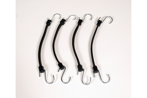 Rubber Bungee Kit, 19", 4 pack
