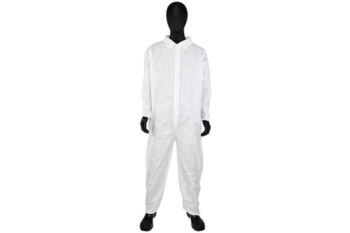 PE Laminate Coverall with Elastic Wrist & Ankle, 25 per case