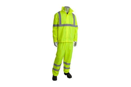 Two-Piece Value Rainsuit Set, Class 3, Lime (S3531000LY)