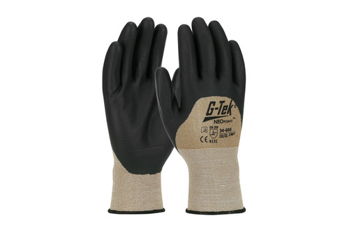 G-Tek® NeoFoam® Seamless Knit Nylon Glove with NeoFoam® Coated Palm, Fingers & Knuckles - Medium Duty