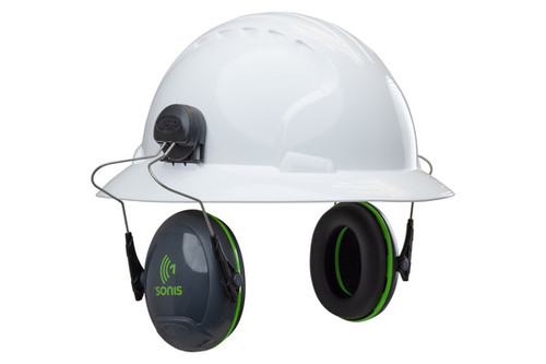 Full Brim Cap Mounted Earmuff, NRR22