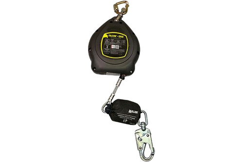 Miller® Falcon™+ Edge Self-Retracting Device for Leading Edges with Galvanized Steel Cable and Steel Swivel Snap Hook