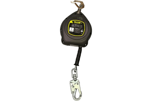  Miller® Falcon™+ Self-Retracting Lifeline with Galvanized Steel Cable and Steel Swivel Snap Hook