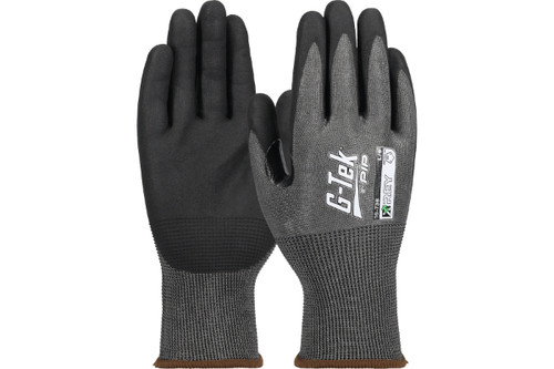 A6 G-Tek® XREY Seamless Knit Coreless Fiber Blended Glove with Foam Nitrile Coated Grip on Palm and Fingers - Touchscreen (S16738)