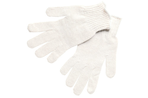 7 Gauge Regular Weight String Knit, White Cotton/Polyester, Hemmed (SGC9500)