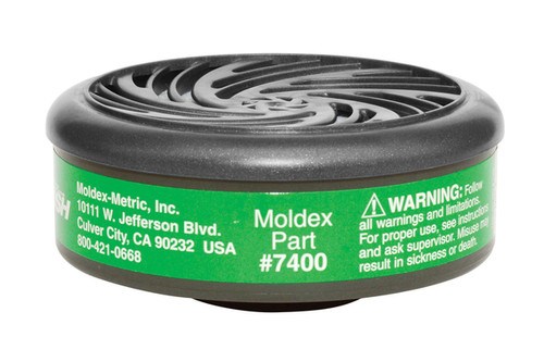 Ammonia/Methylamine Cartridges For 7000/7800/9000 Series Respirators (SMOL7400)