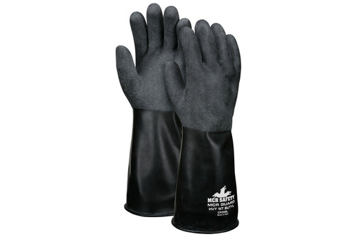 Butyl Rubber 25 mil Rough Finish, Gauntlet Rolled Cuff 14" Length (SGSSCP25R)