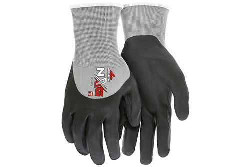 NXG® 13 Gauge Nylon Shell Black Nitrile Dipped Palm and Over the Knuckle