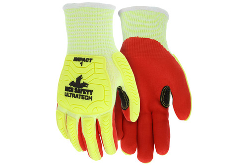 UltraTech™ 13 Gauge HyperMax™ / Acrylic Shell, Sandy Nitrile Foam Palm / Finger Coating, Impact Protection TPR UltraTech™ 13 Gauge HyperMax™ / Acrylic Shell, Sandy Nitrile Foam Palm / Finger Coating, Impact Protection TPR