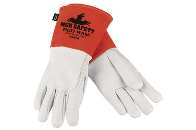 Red Ram Leather Welding Work Gloves, Kevlar™ Lined, Premium